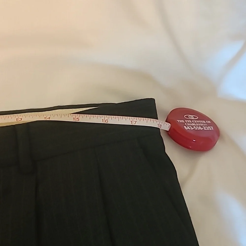 Hickey Freeman 43L 36x32 Charcoal Striped 3-Button Suit - Picture 8 of 10